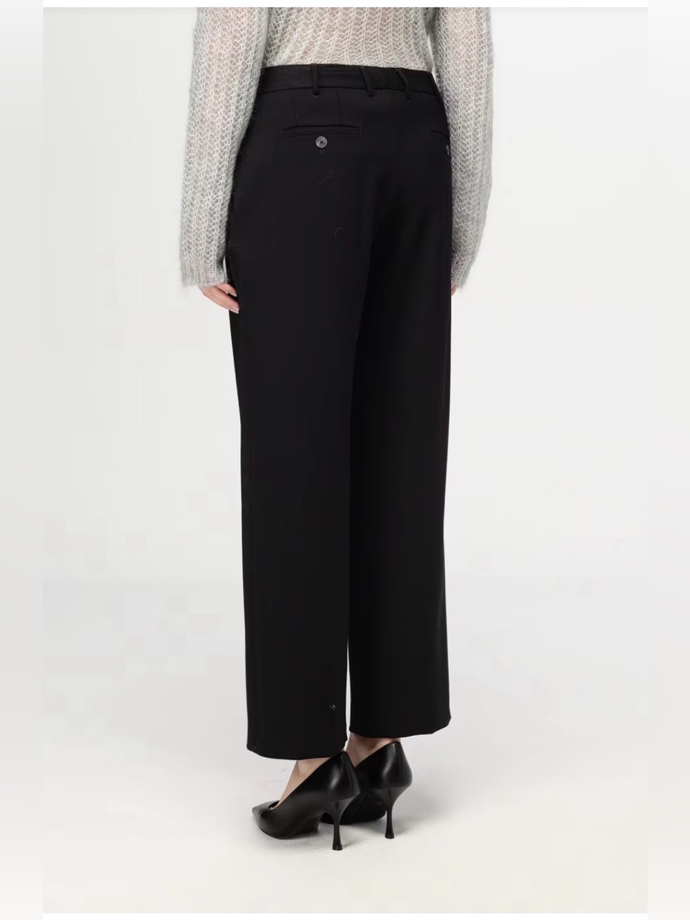 PT01 Classic Black Pants for Women size IT 36 US 0 - Picture 2 of 6